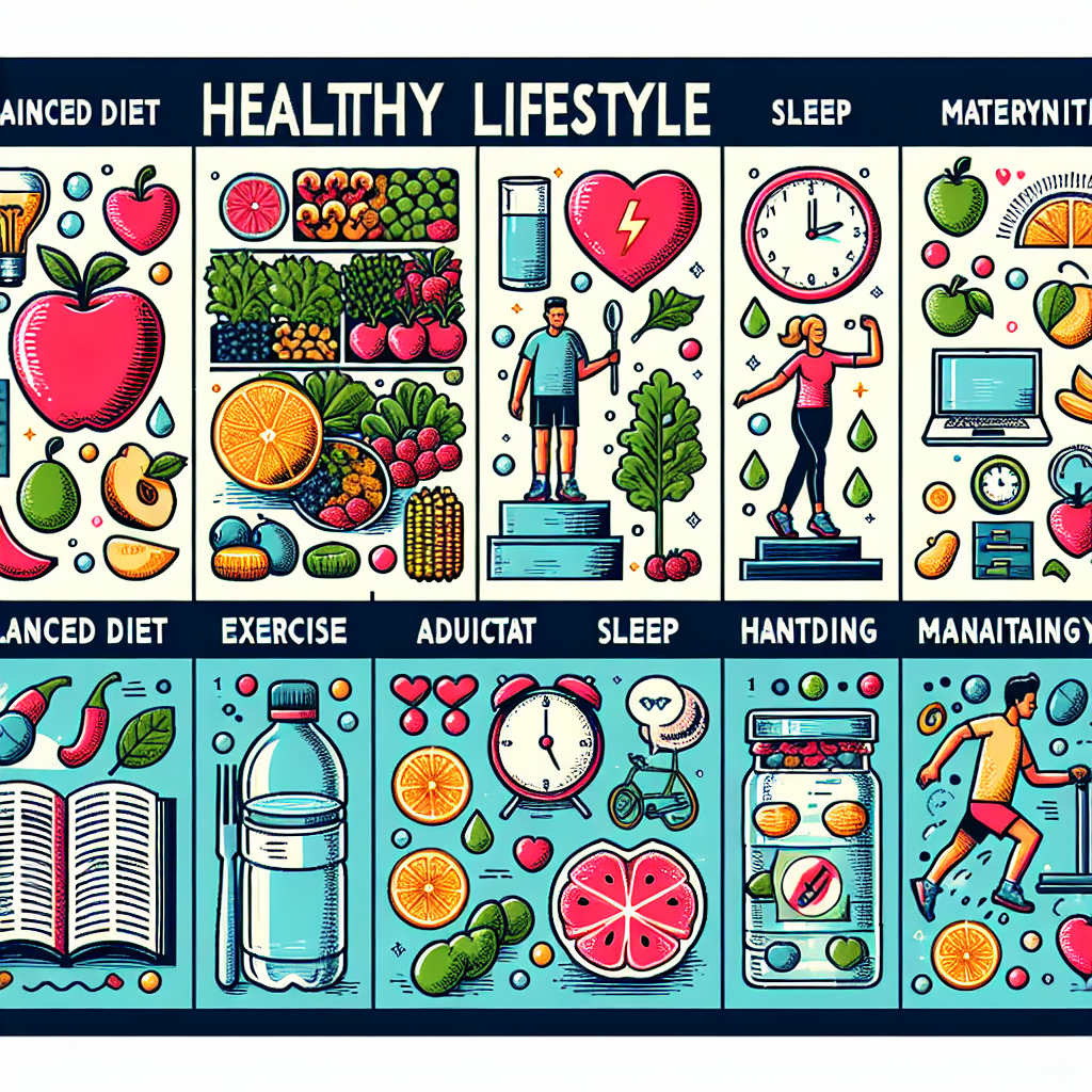 Poster Edukatif Gaya Hidup Sehat yang Mudah Digambar untuk Semua Usia