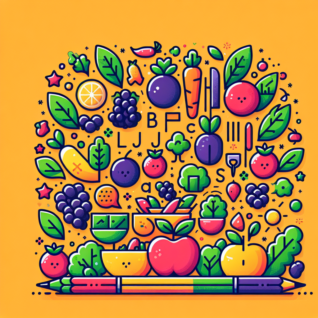 Inspirasi Desain Poster Makanan Sehat yang Mudah Digambar untuk Anak-Anak